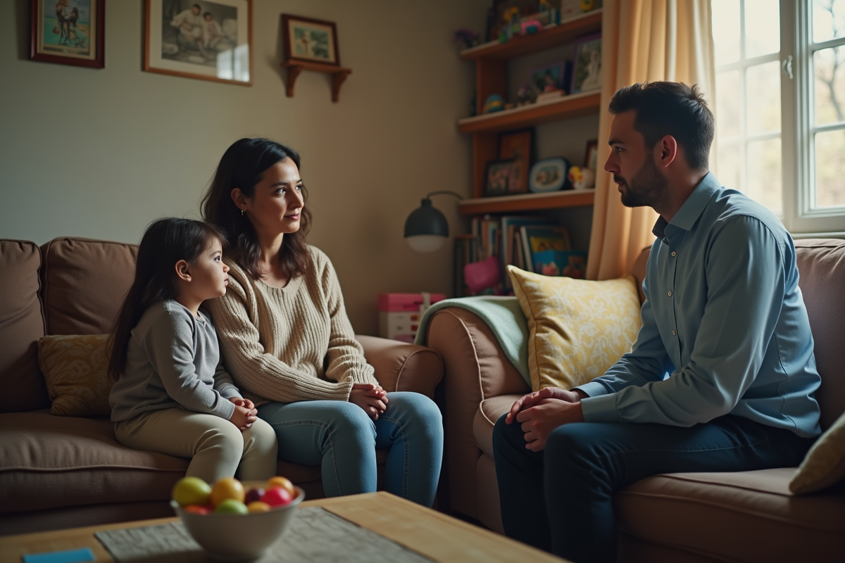 Jeune travailleur social lors d